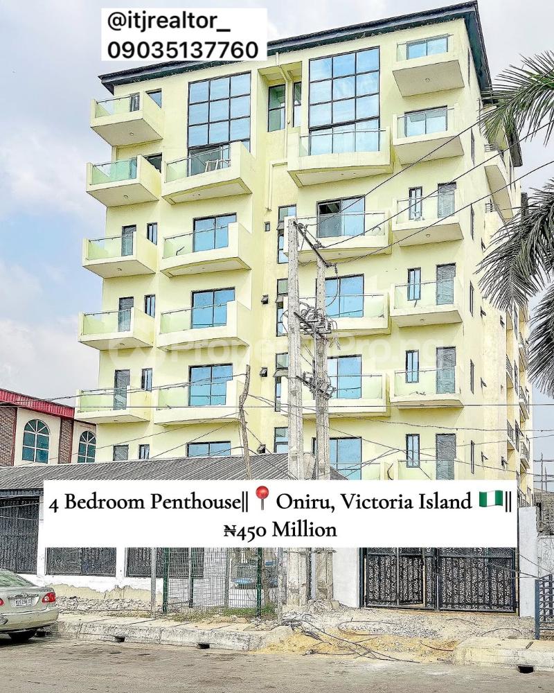 4 bedroom House for sale ONIRU Victoria Island Lagos