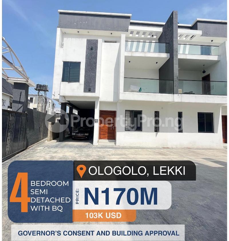4 bedroom House for sale Ologolo Lekki Lagos