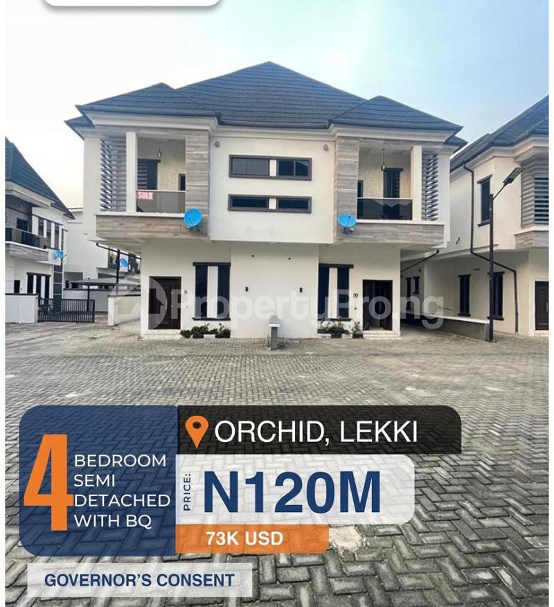 4 bedroom House for sale orchid Lekki Lagos