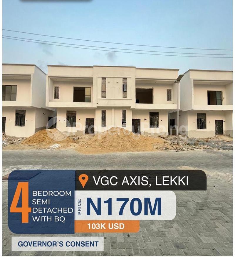4 bedroom House for sale VGC Lekki Lagos