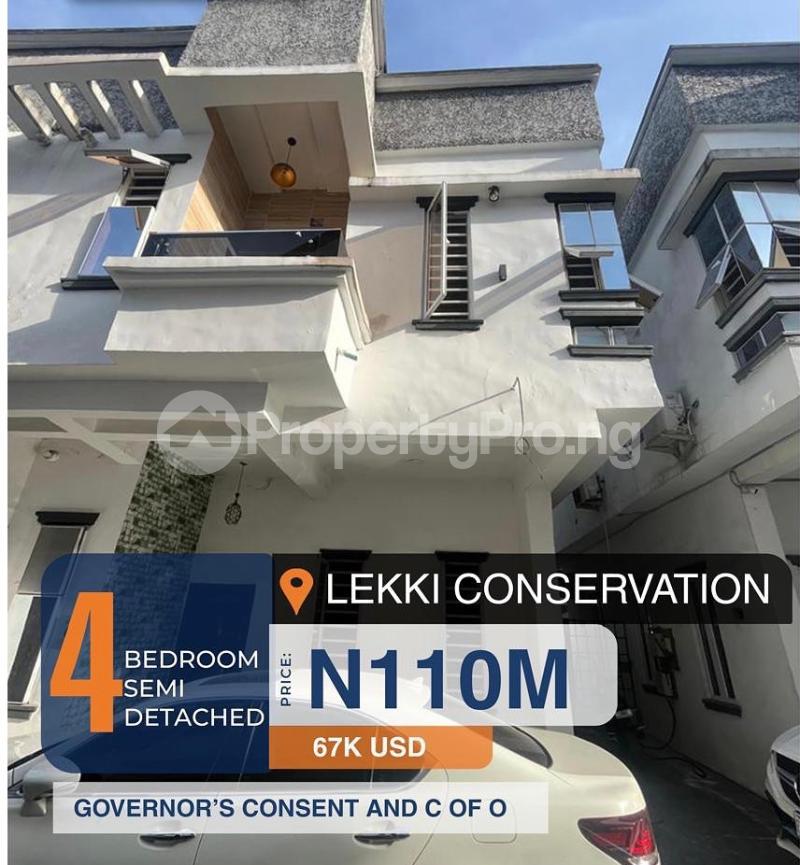 4 bedroom House for sale Lekki Conservation Center Lekki Lagos