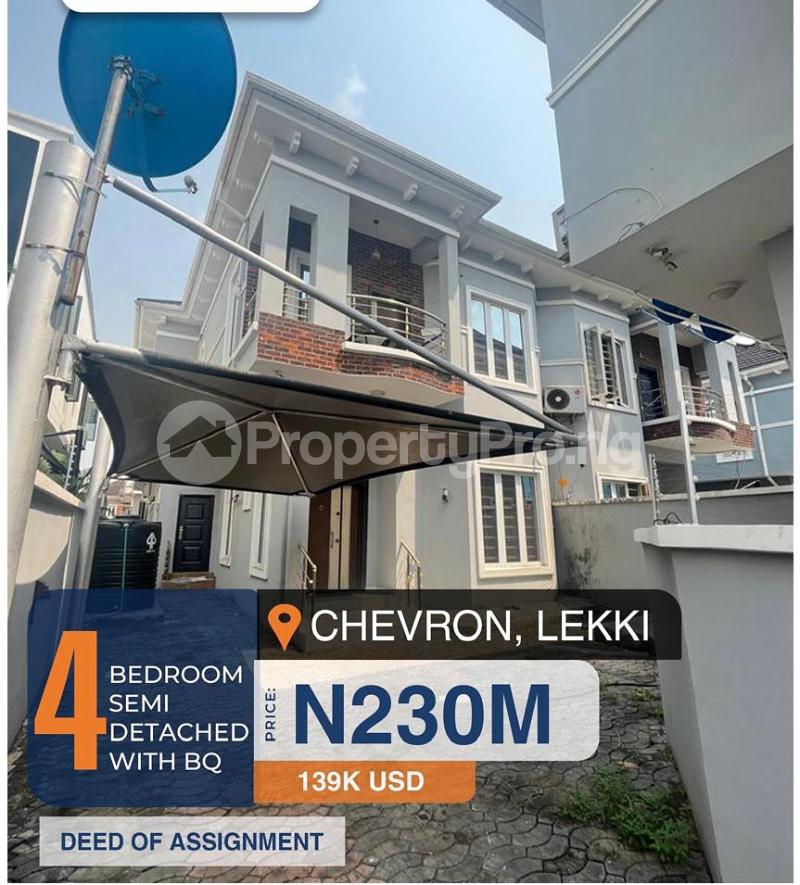 4 bedroom House for sale chevron Lekki Lagos