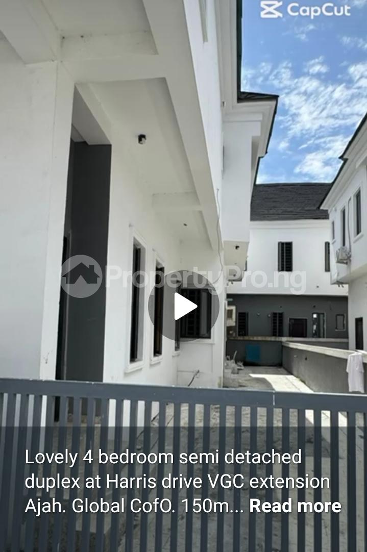 4 bedroom House for sale VGC Lekki Lagos