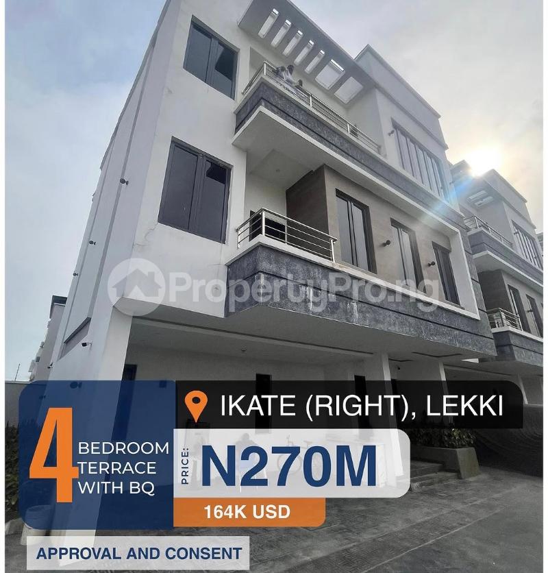 4 bedroom House for sale Ikate Lekki Lagos