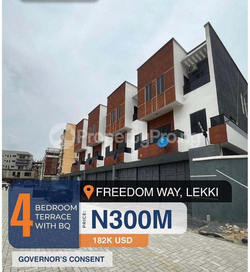 4 bedroom House for sale Freedom Way Lekki Lagos