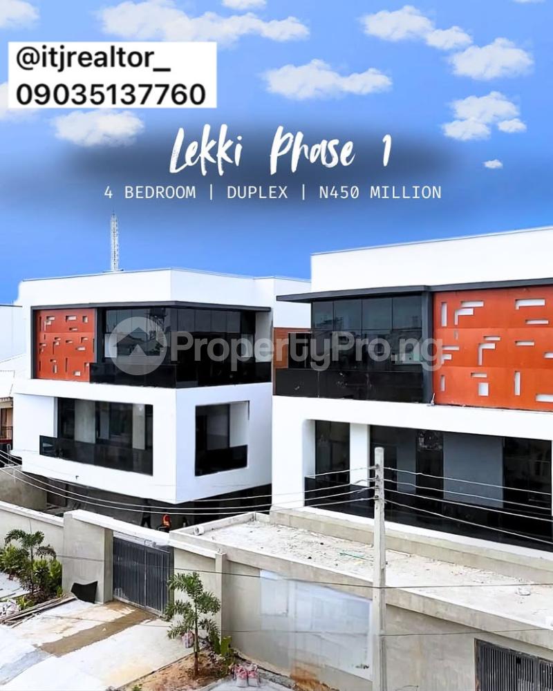 4 bedroom House for sale Lekki Phase 1 Lekki Lagos