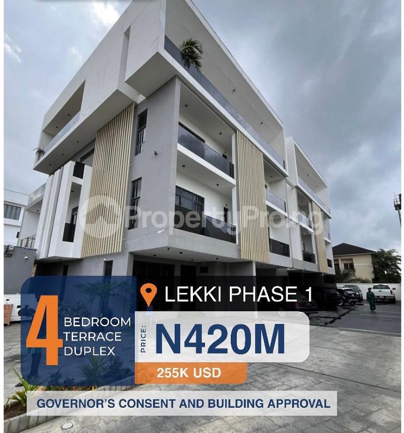 4 bedroom House for sale Lekki Phase 1 Lekki Lagos