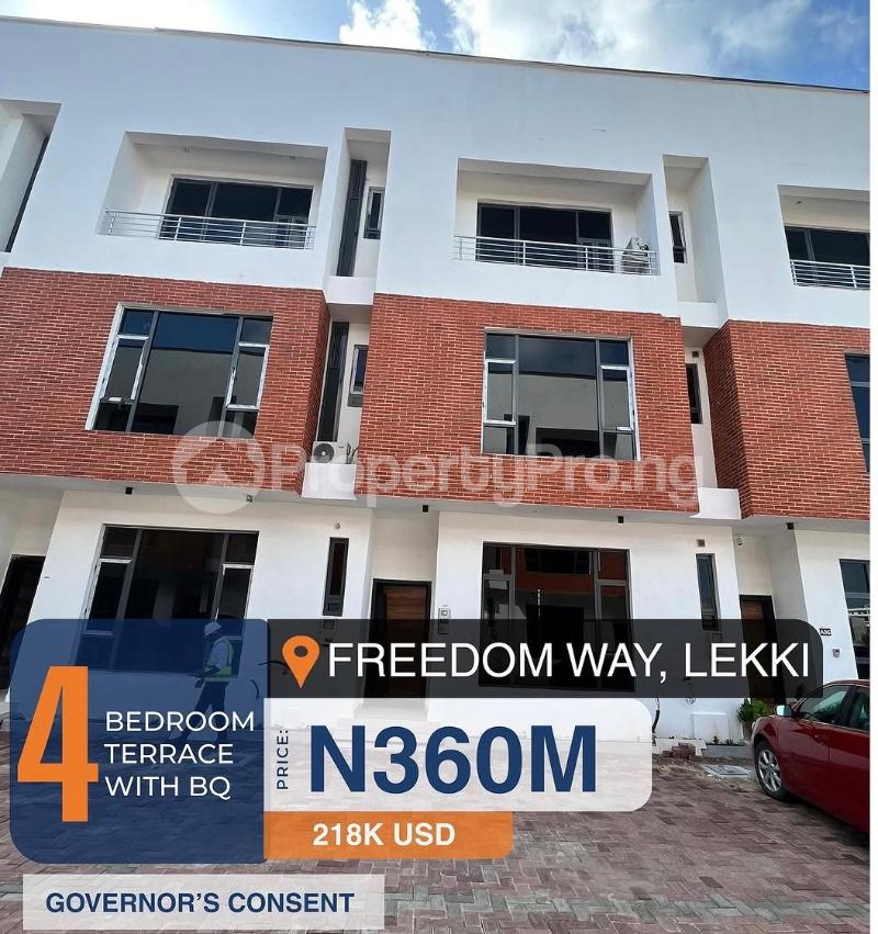 4 bedroom House for sale Freedom Way Lekki Lagos