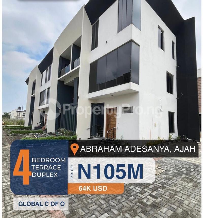 4 bedroom House for sale Abraham adesanya estate Ajah Lagos