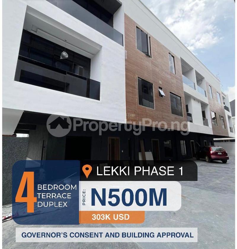 4 bedroom House for sale Lekki Phase 1 Lekki Lagos