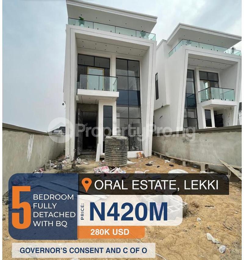 5 bedroom House for sale Oral Estate Lekki Lagos