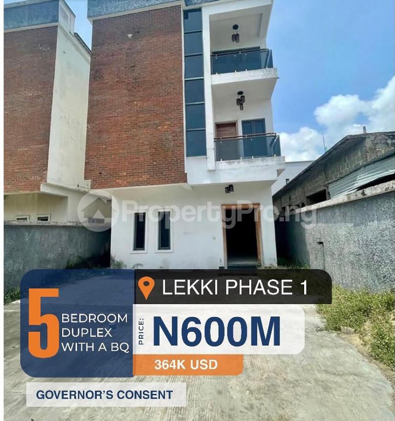 5 bedroom House for sale Lekki Phase 1 Lekki Lagos