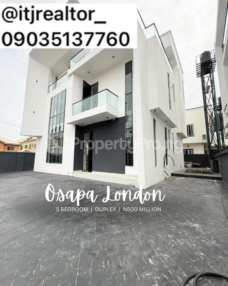 5 bedroom House for sale Osapa london Lekki Lagos