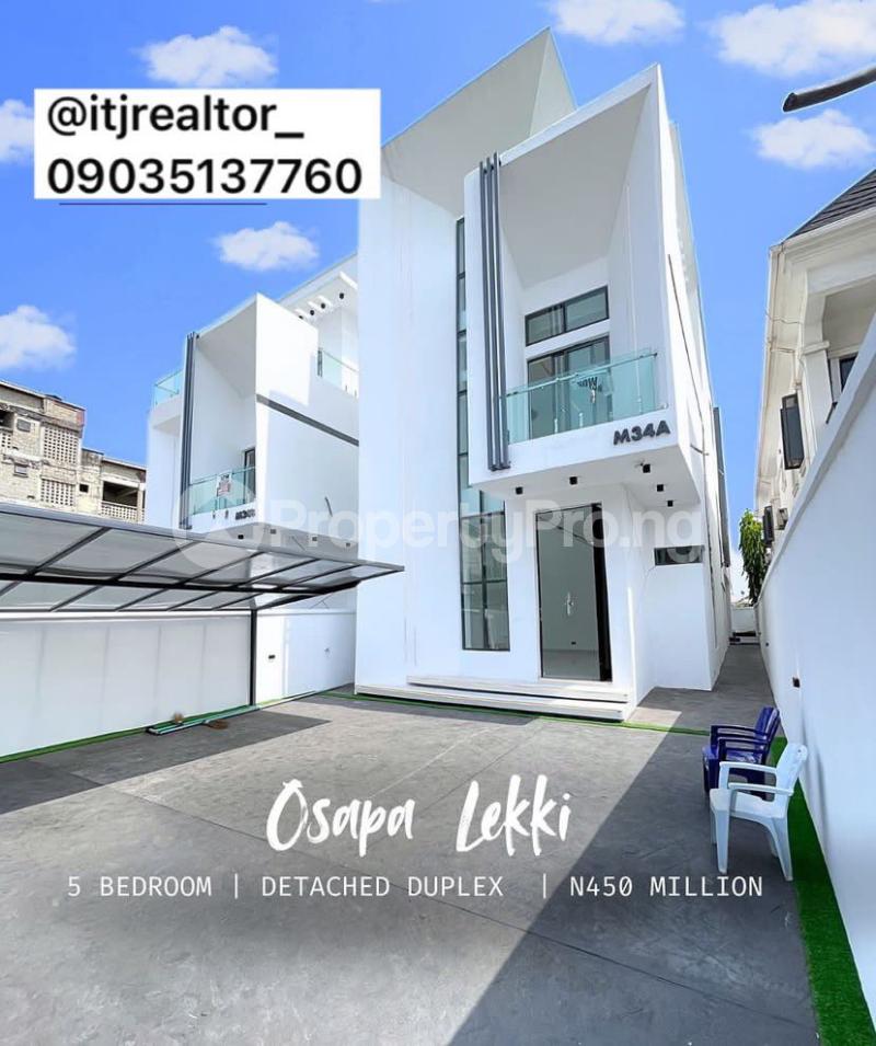 5 bedroom House for sale Osapa london Lekki Lagos