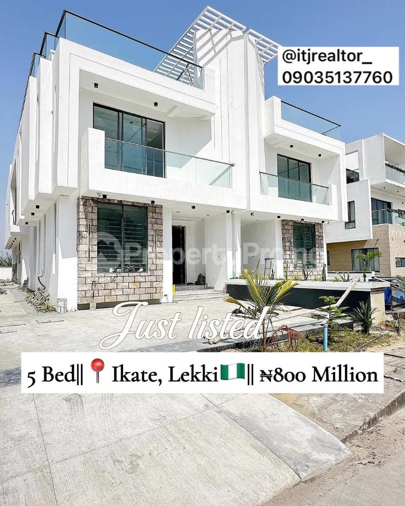 5 bedroom House for sale Cowrie Creek Estate Ikate Lekki Lagos