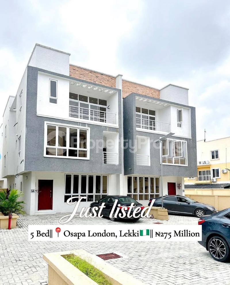 5 bedroom House for sale Osapa london Lekki Lagos