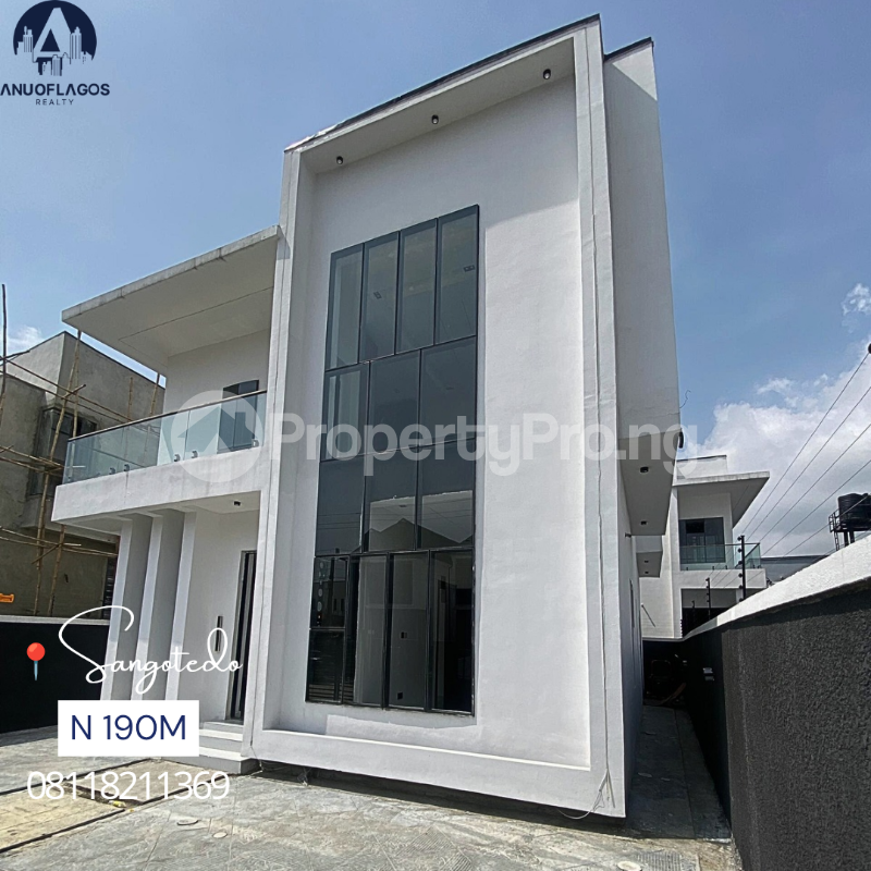 4 bedroom House for sale Sangotedo Lagos