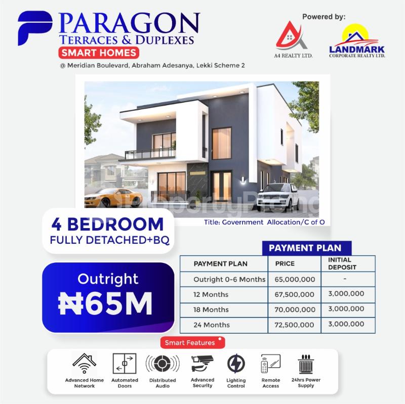 4 bedroom House for sale Abraham adesanya estate Ajah Lagos