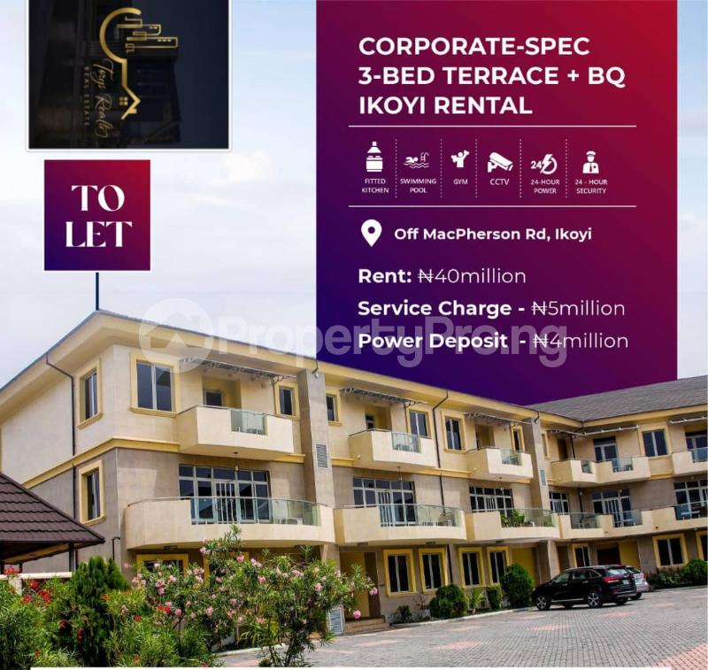 3 bedroom House for rent Inside Ikoyi Ikoyi Lagos - 0