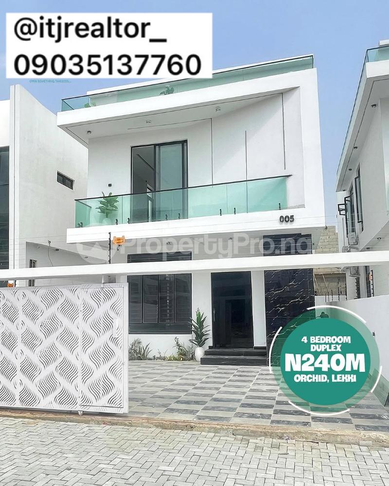 4 bedroom House for sale orchid Lekki Lagos