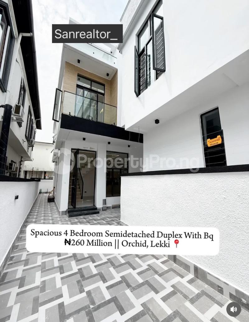 4 bedroom House for sale Orchid Lekki Lagos