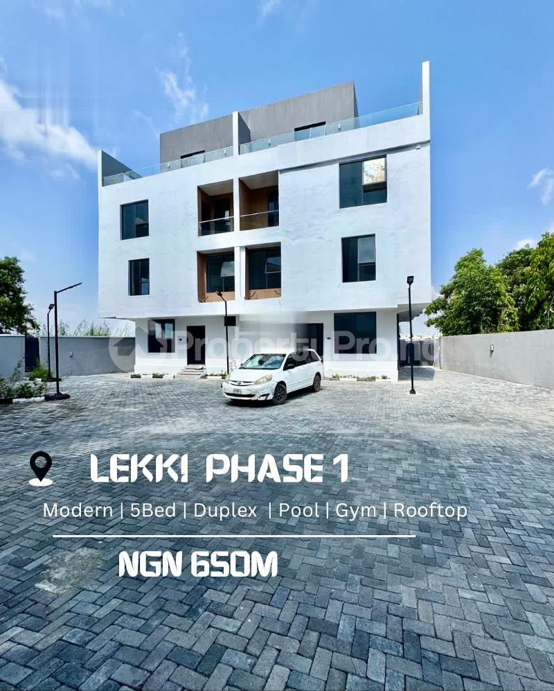 4 bedroom House for sale Lekki Phase 1 Lekki Lagos