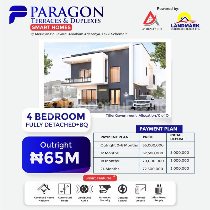 4 bedroom House for sale Okun Ajah Off Ogombo Road Lekki Scheme 2 Ajah Lagos