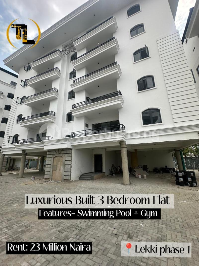 3 bedroom House for rent Lekki Phase 1 Lekki Lagos