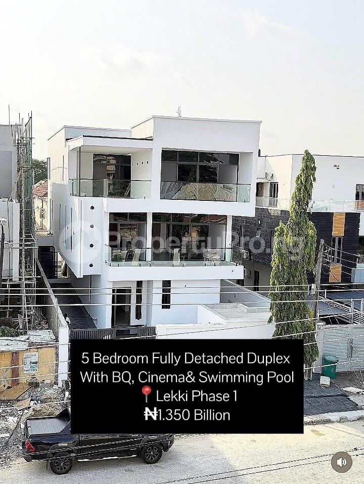 5 bedroom House for sale Lekki Phase 1 Lekki Lagos