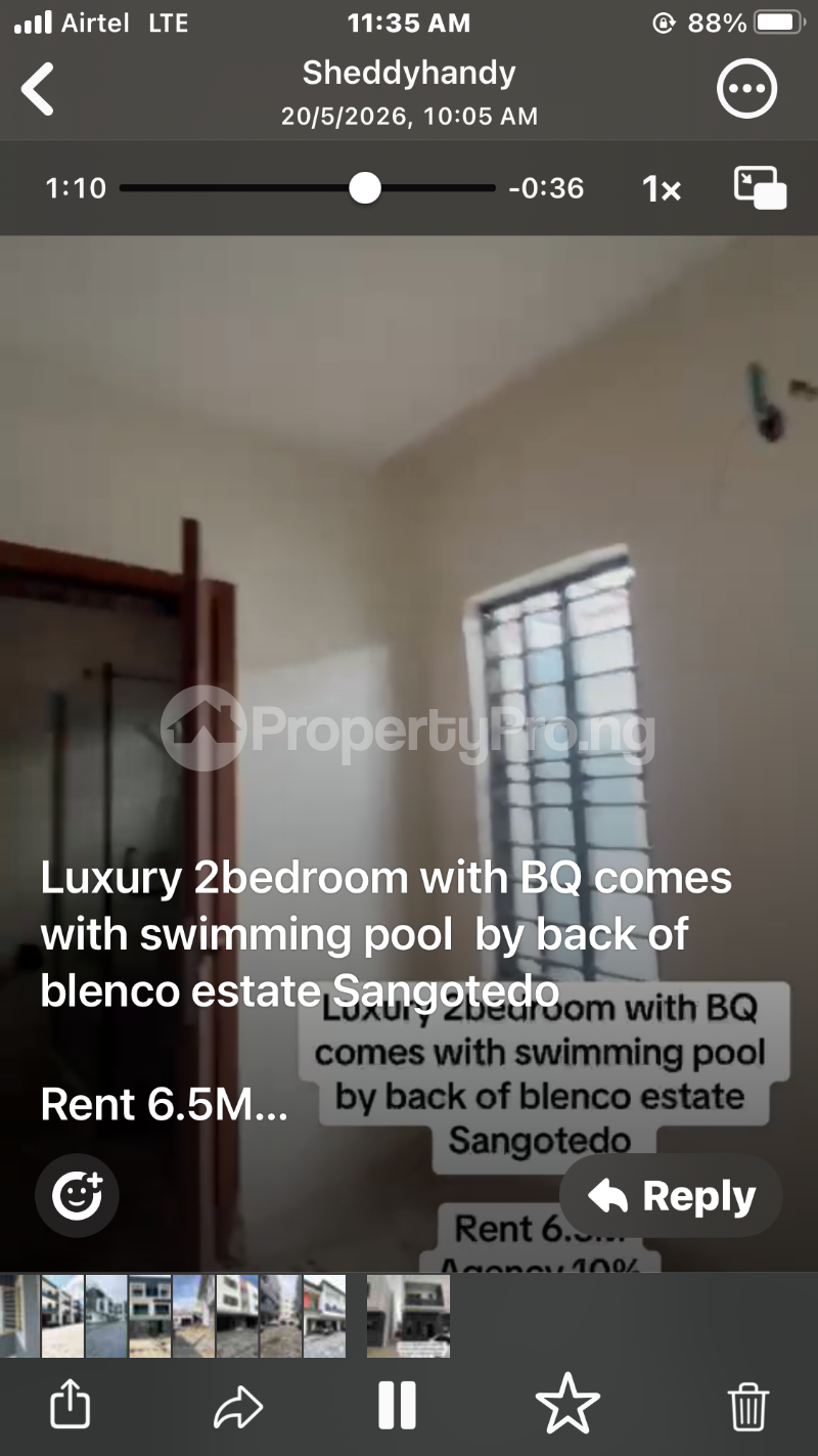 2 bedroom Flat / Apartment for rent Sangotedo Blenco Sangotedo Lagos