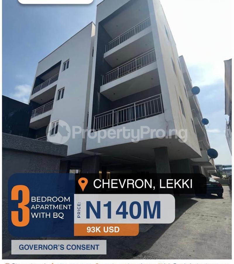 3 bedroom Flat / Apartment for sale chevron Lekki Lagos