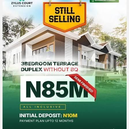 3 bedroom House for sale Richland Garden, Bogije, Off Lekki Epe Expressway, Lagos Omu Resort Ibeju-Lekki Lagos