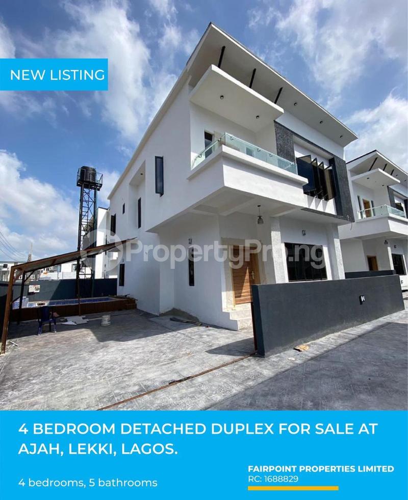 4 bedroom House for sale Ajah Lagos