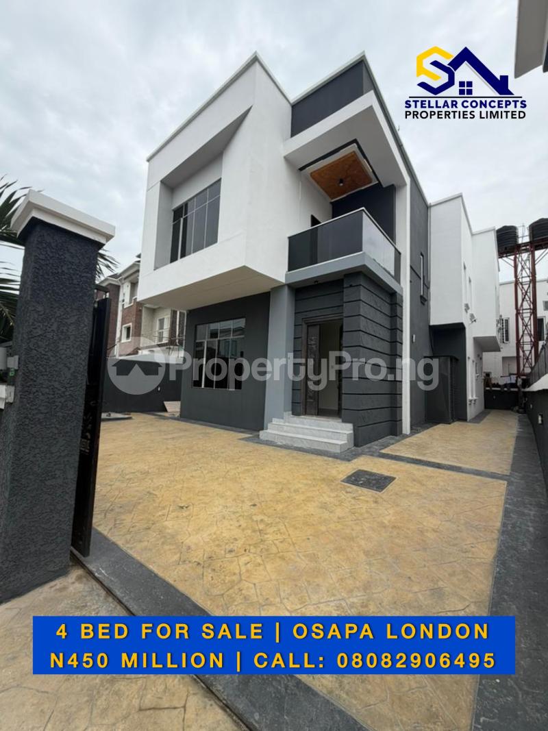 4 bedroom House for sale Agungi Osapa london Lekki Lagos