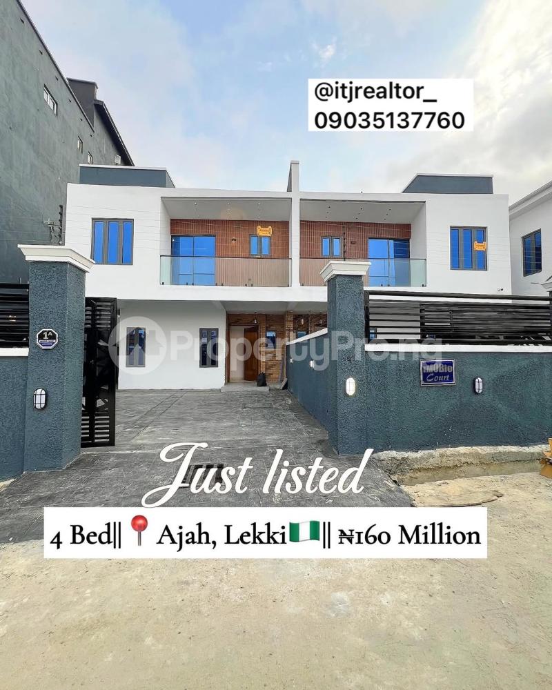 4 bedroom House for sale Ajah Lagos