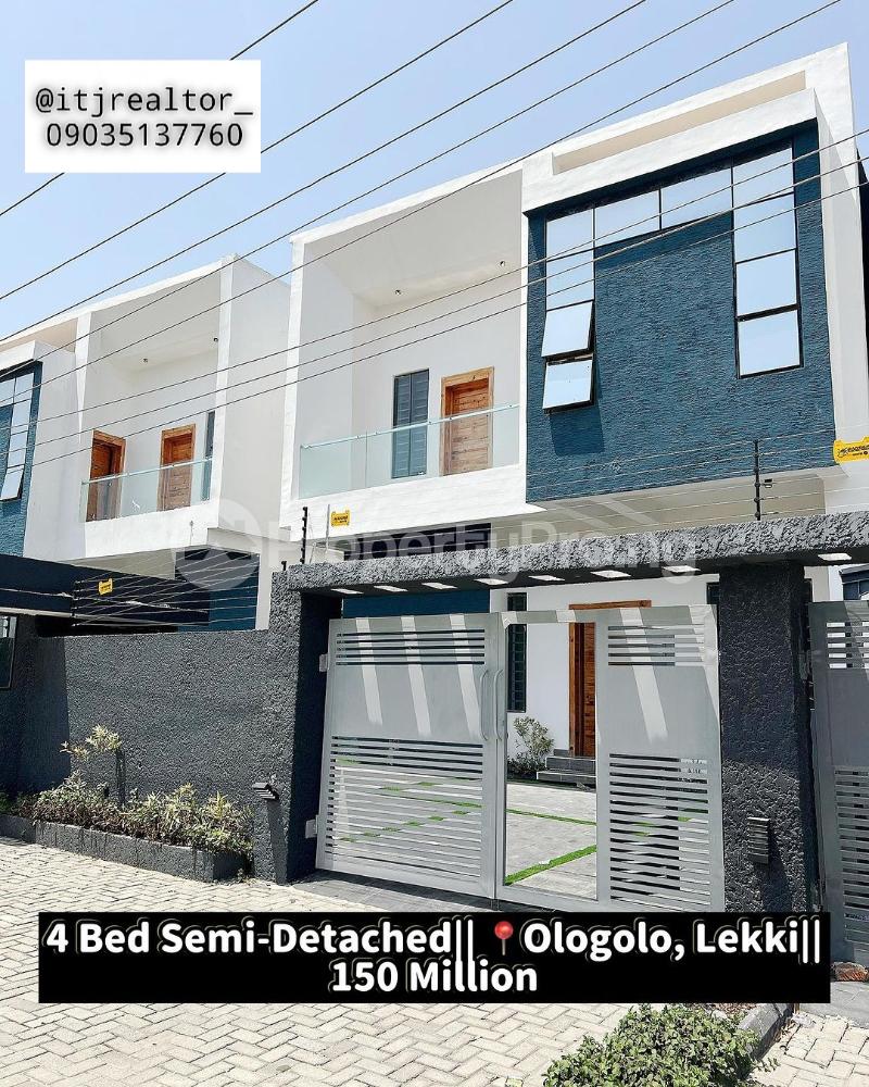 4 bedroom House for sale Ologolo Lekki Lagos