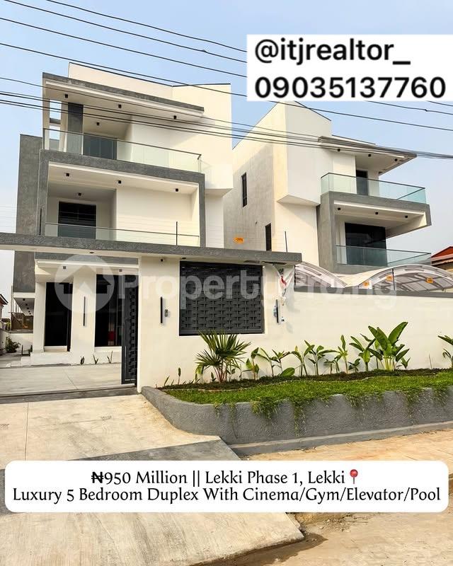 5 bedroom House for sale Lekki Phase 1 Lekki Lagos