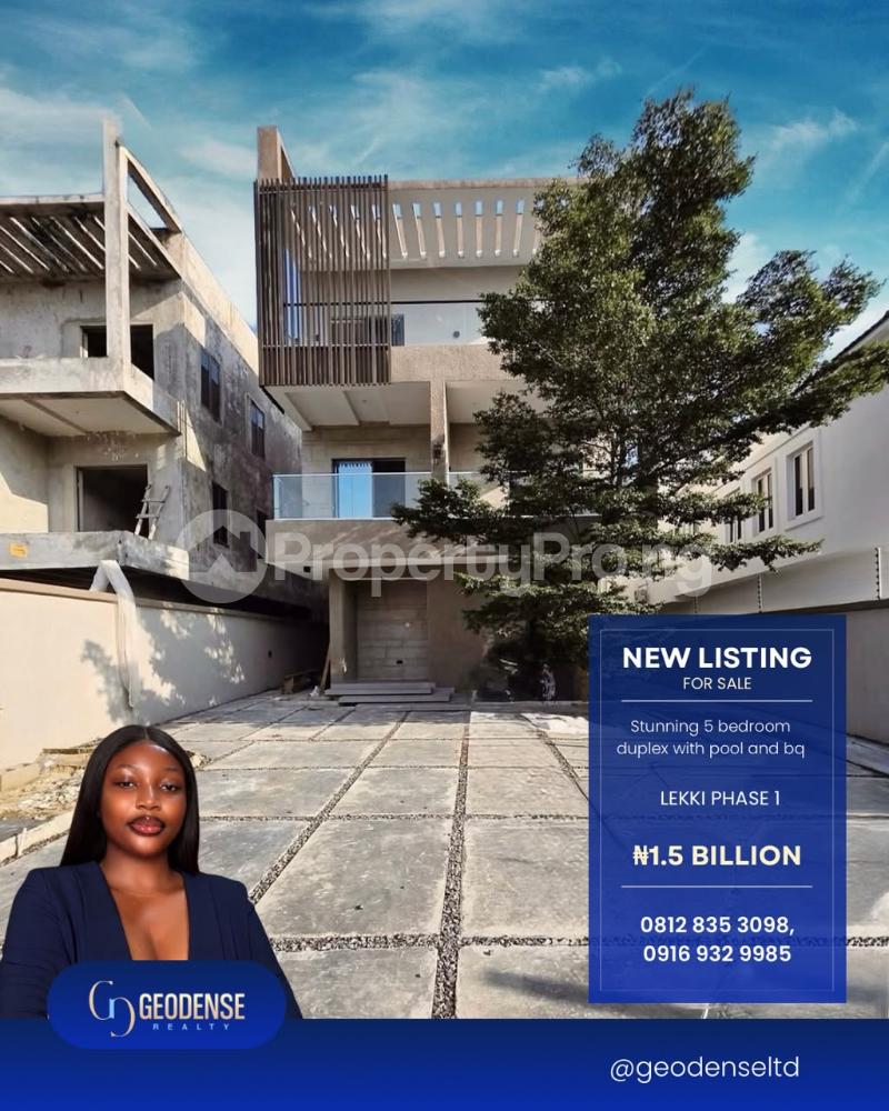 5 bedroom House for sale Lekki Phase 1 Lekki Lagos