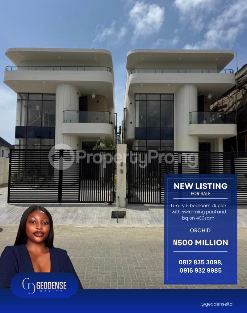 5 bedroom House for sale Orchid Lekki Lagos
