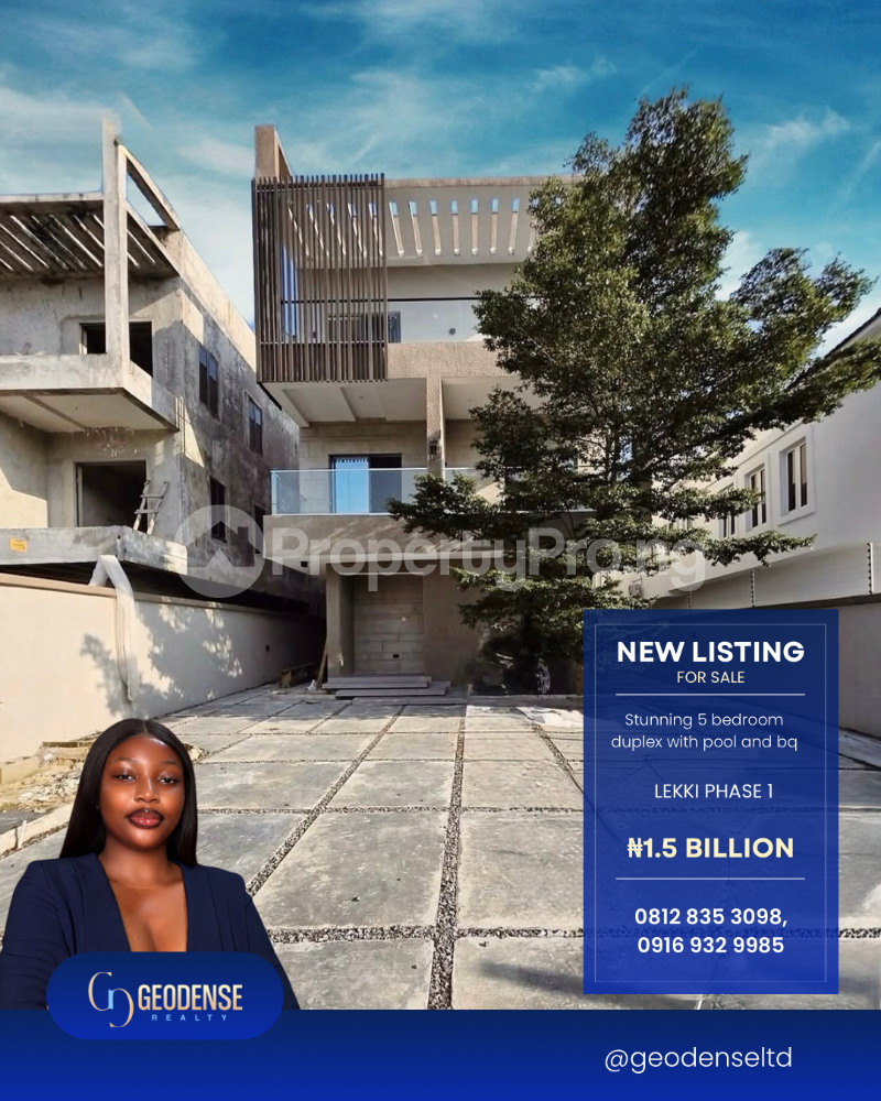 5 bedroom House for sale Lekki Phase 1 Lekki Lagos