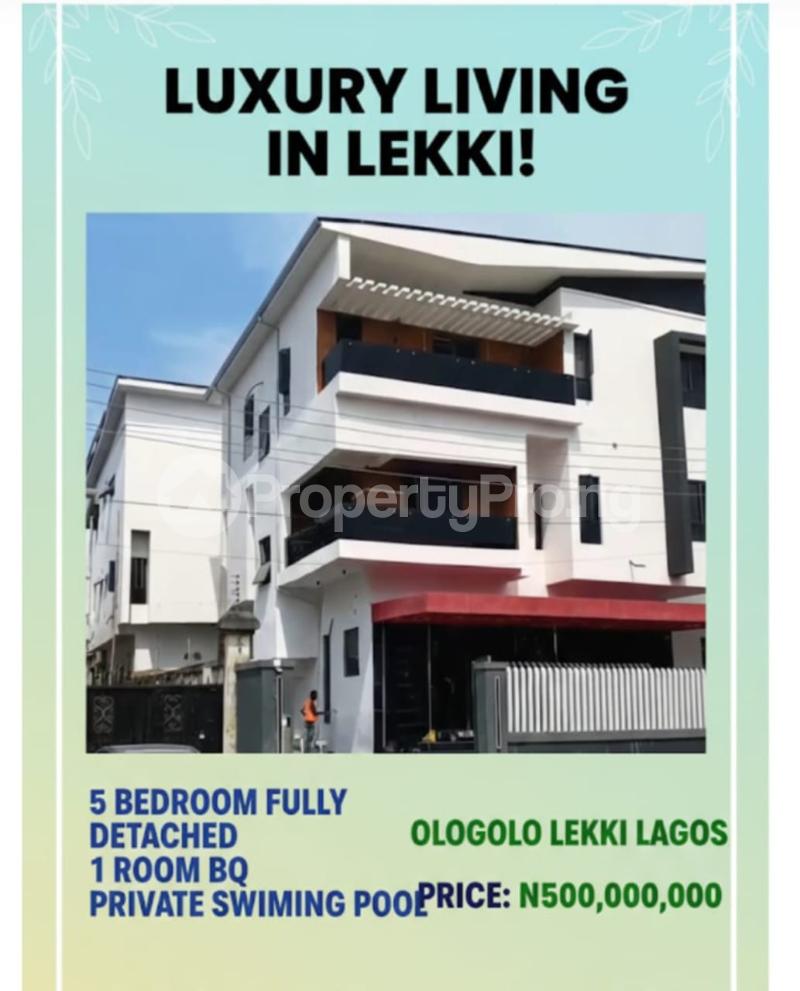5 bedroom House for sale Ologolo Lekki Lagos Ologolo Lekki Lagos