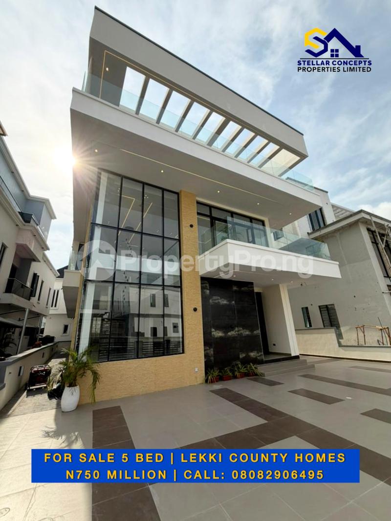5 bedroom House for sale Lekki County Homes Ikota Lekki Lagos