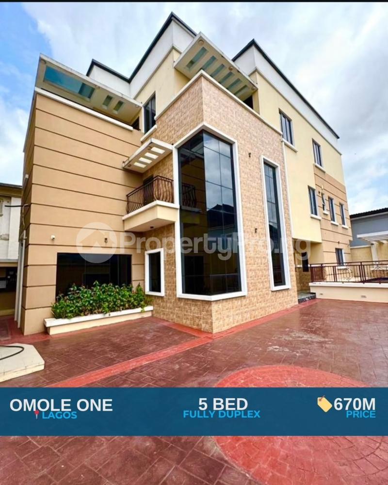5 bedroom House for sale Omole Omole phase 1 Ojodu Lagos