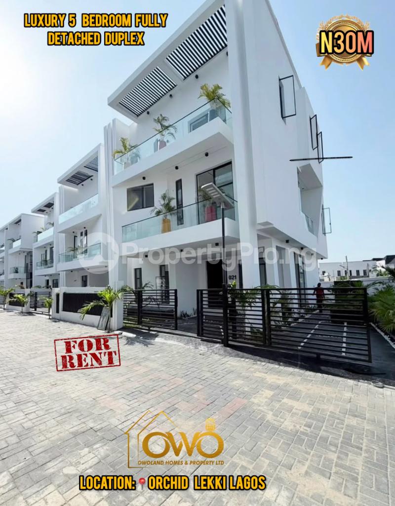 5 bedroom House for rent Orchid Lekki Lagos