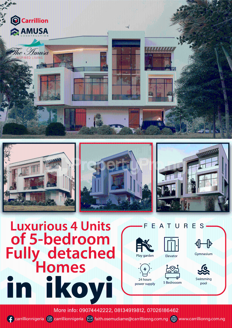 5 bedroom House for sale Gerard road Ikoyi Lagos