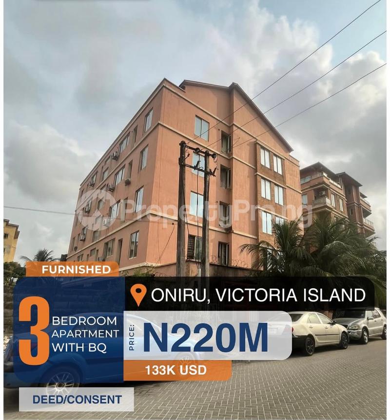 3 bedroom Flat / Apartment for sale ONIRU Victoria Island Lagos