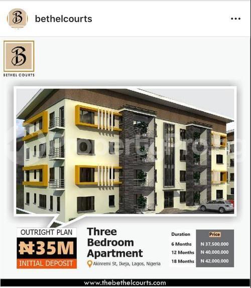 3 bedroom Flat / Apartment for sale Akinremi Street Ikeja Lagos