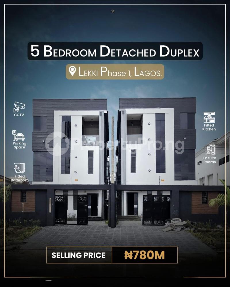 5 bedroom House for sale Lekki Phase 1 Lekki Lagos - 0