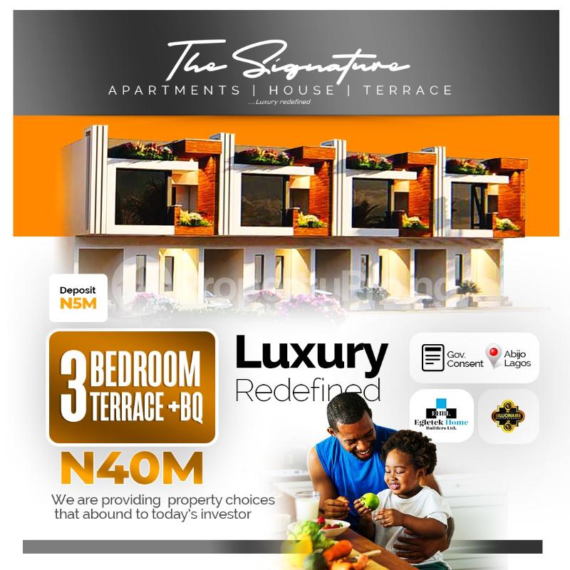 3 bedroom House for sale The Signature Luxury Terraces Abijo Ajah Lagos
