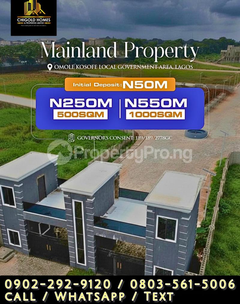 Land for sale Ikeja City Mall,magodo, De Casa Luxurie Omole phase 2 Ojodu Lagos - 0